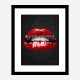 Supreme Lips Art Print