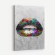 Graffiti Lips Art Print