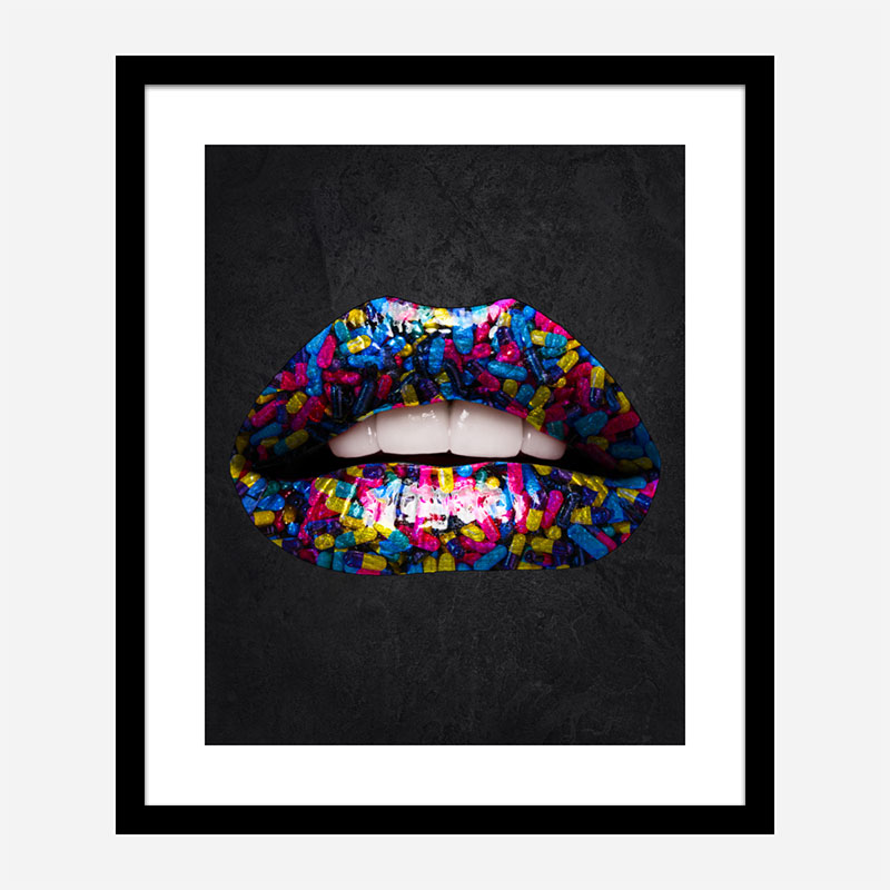 Pill Lips Art Print