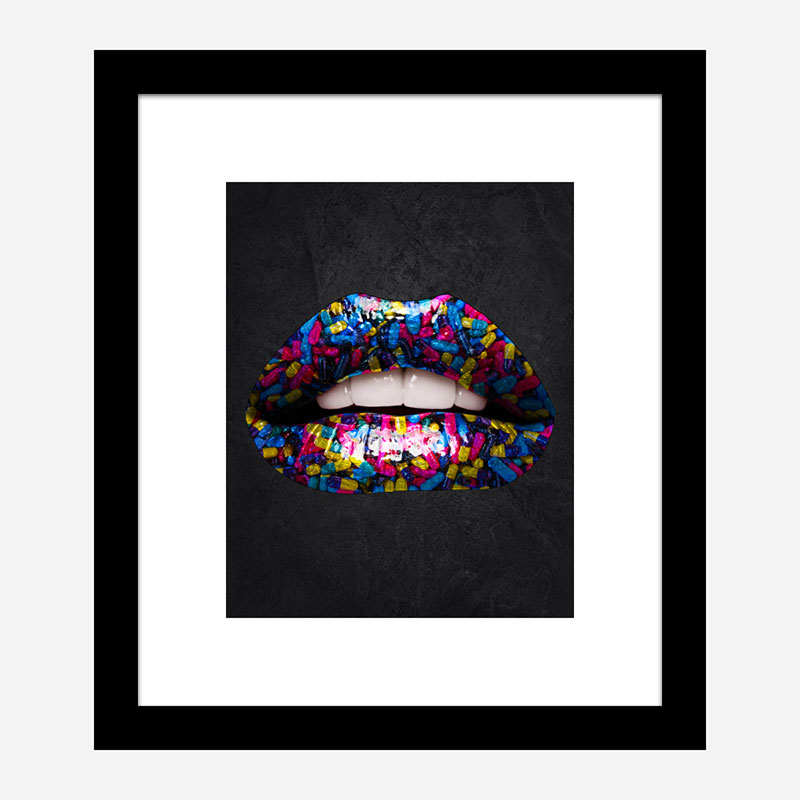 Pill Lips Art Print