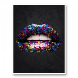 Pill Lips Art Print