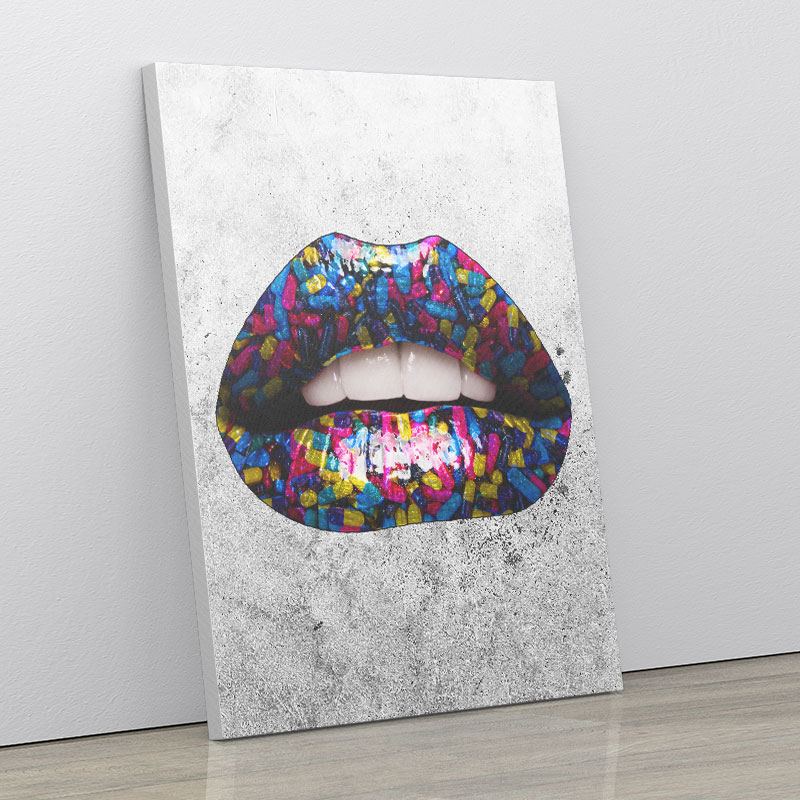 Pill Lips 2 Art Print