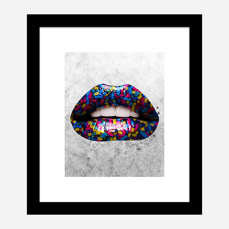 Pill Lips 2 Art Print