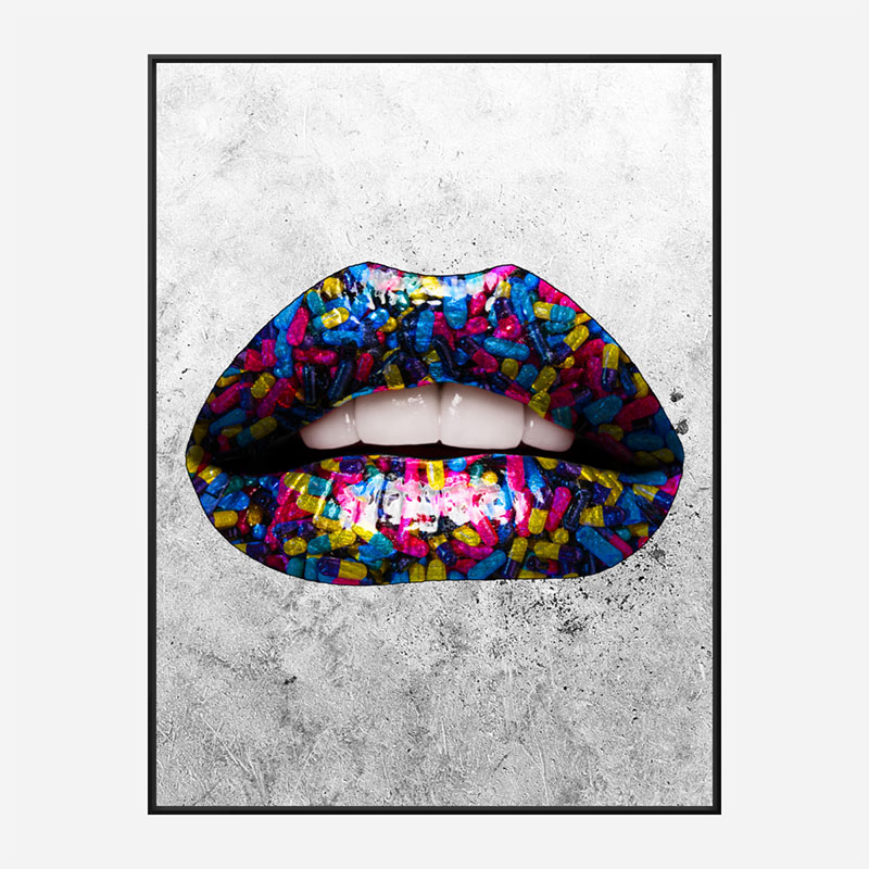 Pill Lips 2 Art Print