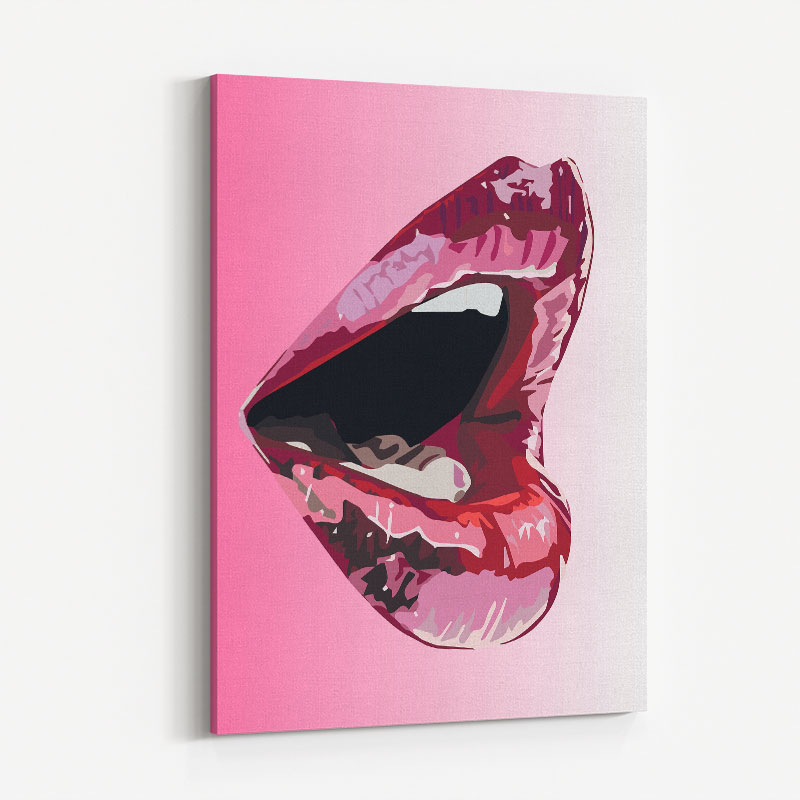 Big Mouth Lips Art Print