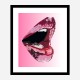 Big Mouth Lips Art Print