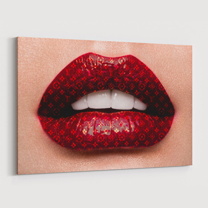 LV Lips Wall Art LV Lips Wall Art