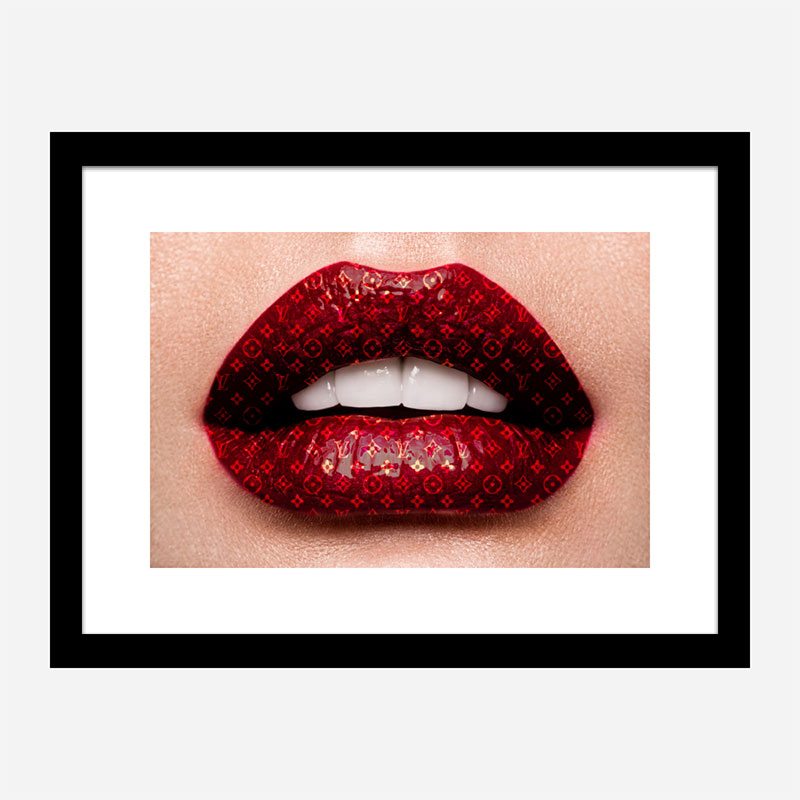 LV Lips Wall Art LV Lips Wall Art
