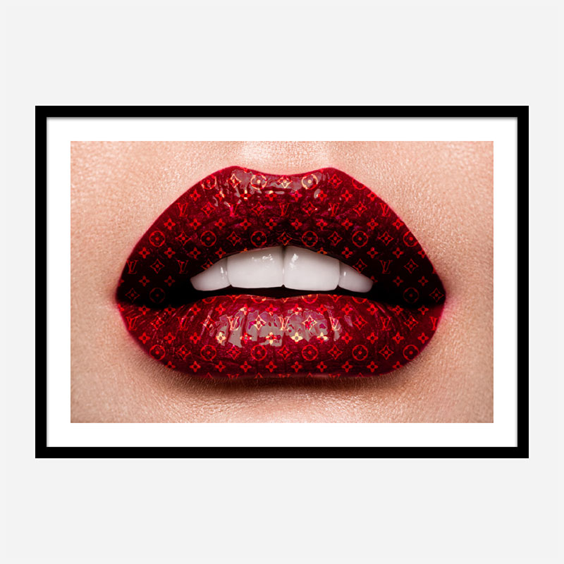 LV Lips Wall Art LV Lips Wall Art