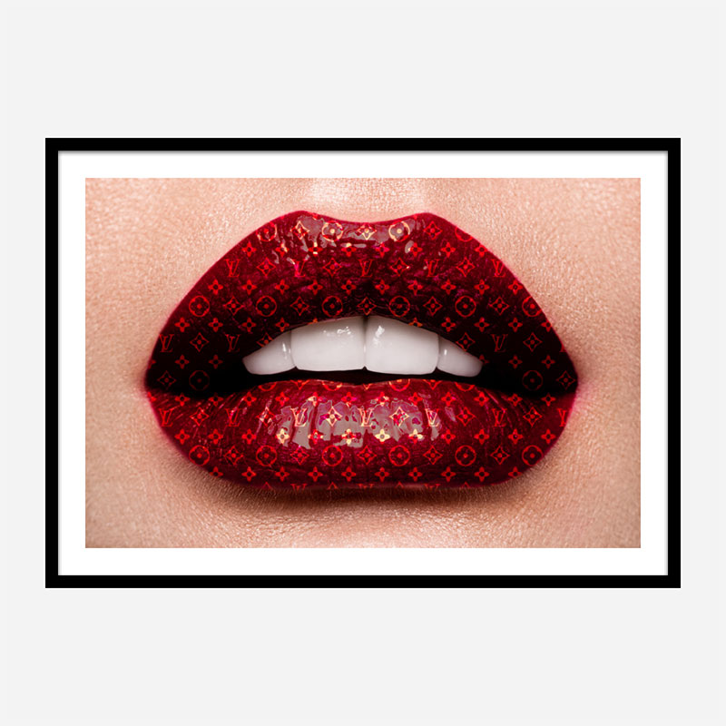 LV Lips Wall Art LV Lips Wall Art