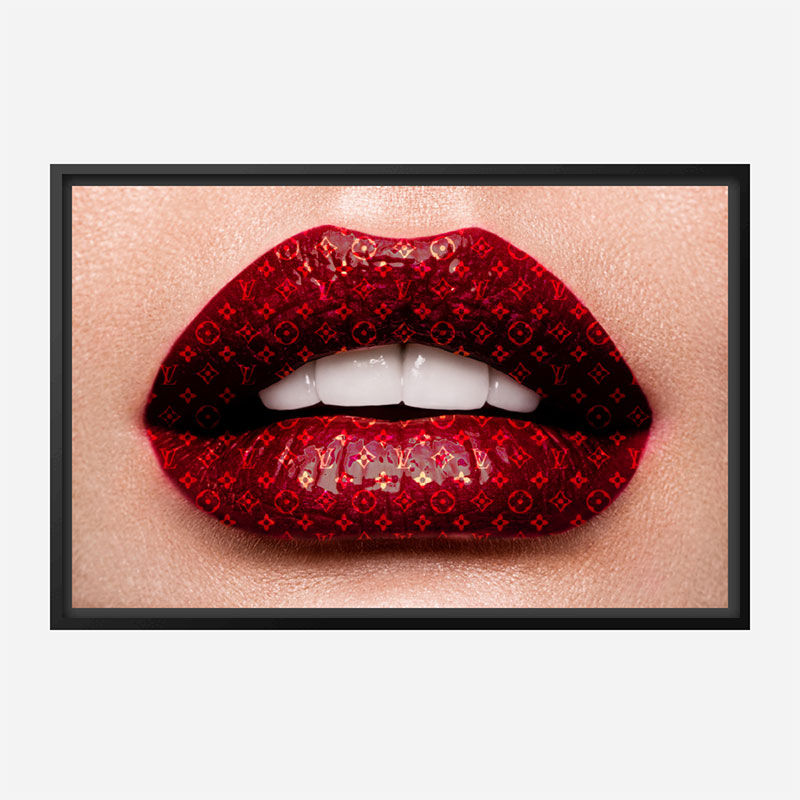 LV Lips Wall Art LV Lips Wall Art