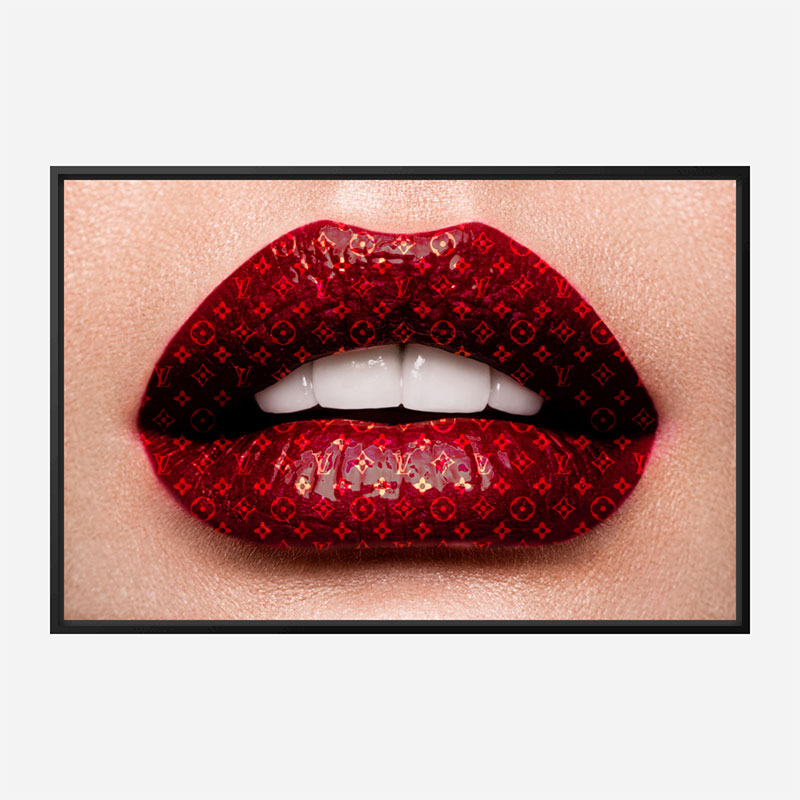LV Lips Wall Art LV Lips Wall Art
