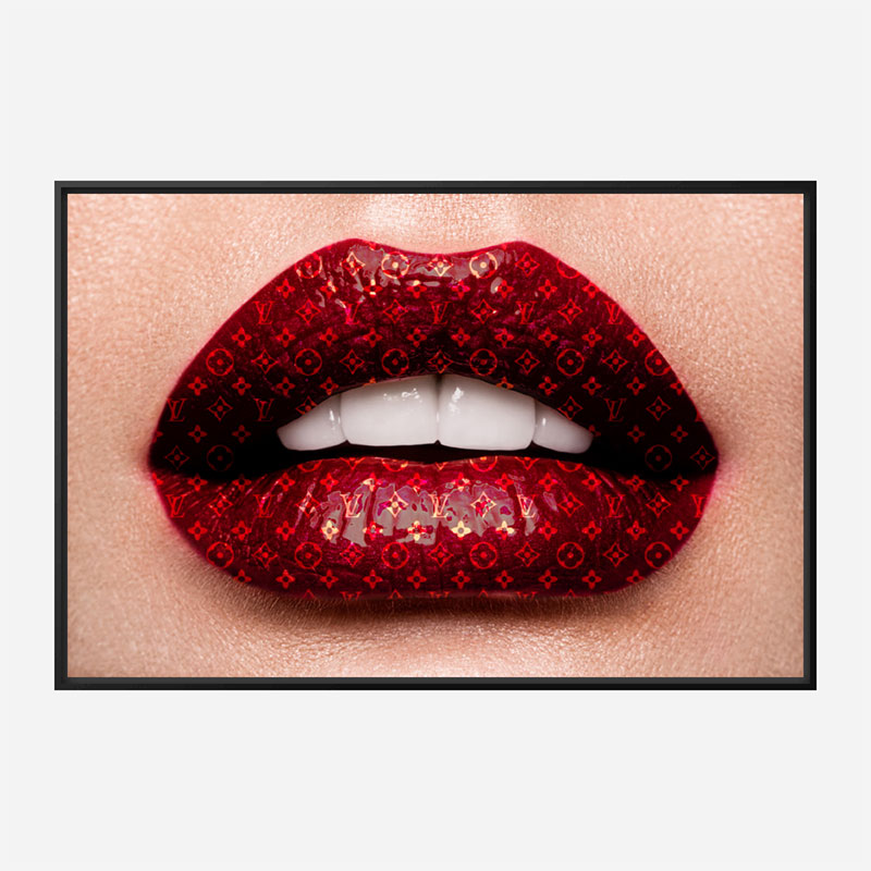 LV Lips Wall Art LV Lips Wall Art