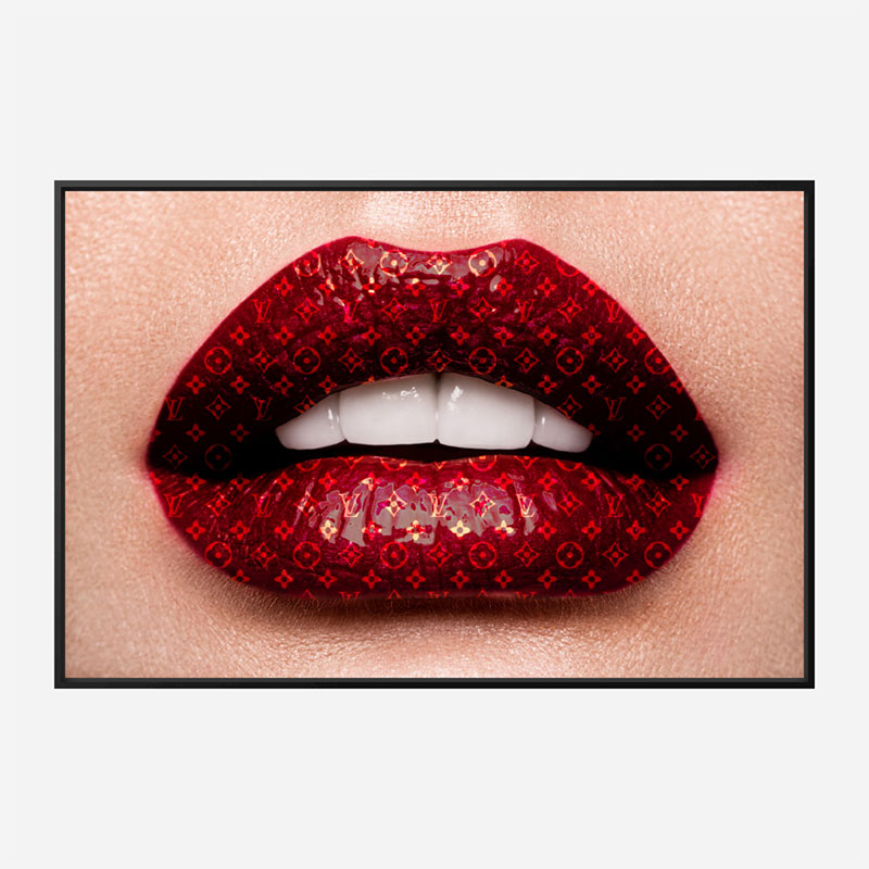 LV Lips Wall Art LV Lips Wall Art