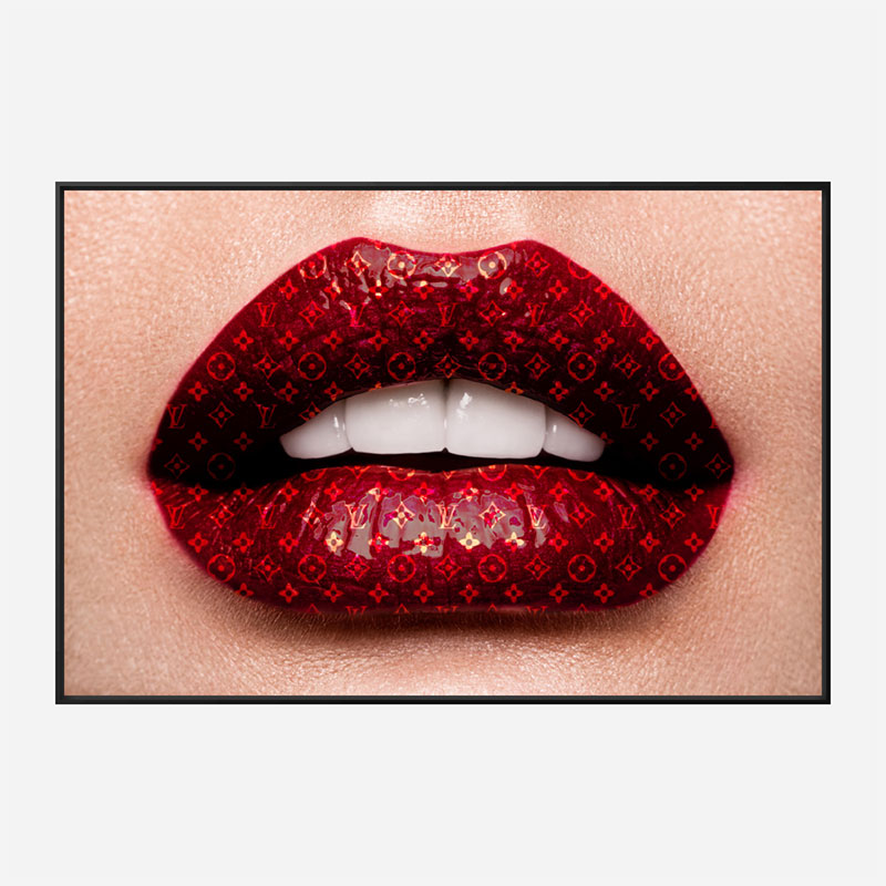 LV Lips Wall Art LV Lips Wall Art