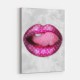 LV Pink Lips Art Print LV Pink Lips Art Print
