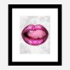 LV Pink Lips Art Print LV Pink Lips Art Print