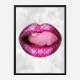 LV Pink Lips Art Print LV Pink Lips Art Print