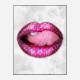 LV Pink Lips Art Print LV Pink Lips Art Print
