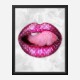LV Pink Lips Art Print LV Pink Lips Art Print