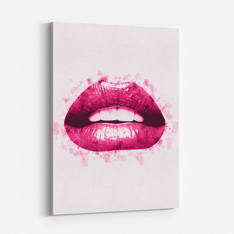 Pink Lips Art Print