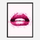 Pink Lips Art Print