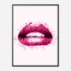 Pink Lips Art Print