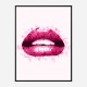 Pink Lips Art Print