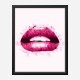 Pink Lips Art Print