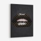LV Black Lips Art Print LV Black Lips Art Print