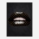 LV Black Lips Art Print LV Black Lips Art Print