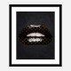 LV Black Lips Art Print LV Black Lips Art Print