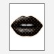LV Black Lips Art Print LV Black Lips Art Print