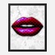 LV Red Lips Art Print LV Red Lips Art Print