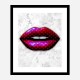 LV Red Lips Art Print LV Red Lips Art Print