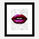 LV Red Lips Art Print LV Red Lips Art Print
