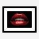 Gucci Red Lips Wall Art