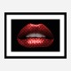 Gucci Red Lips Wall Art