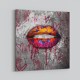 Graffiti Lips Art Print