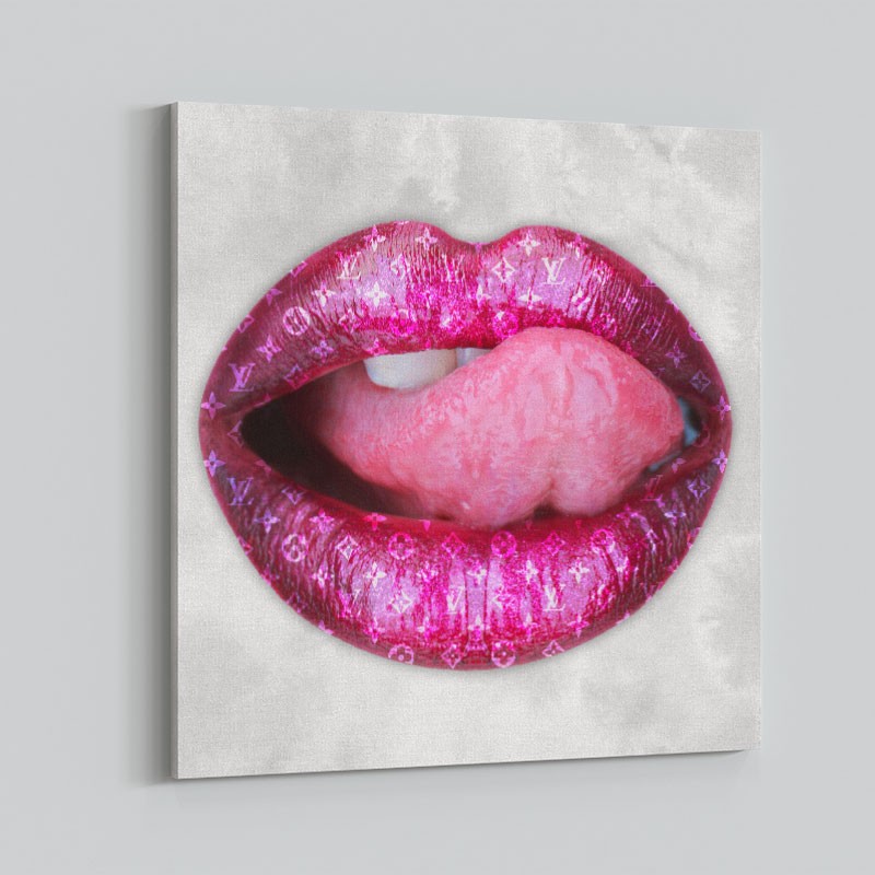 LV Soft Drink Canvas Wall Art by Martina Pavlova