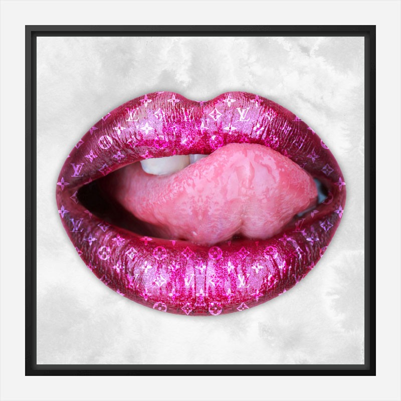 LV Big Tongue Wall Art Print LV Big Tongue Wall Art Print