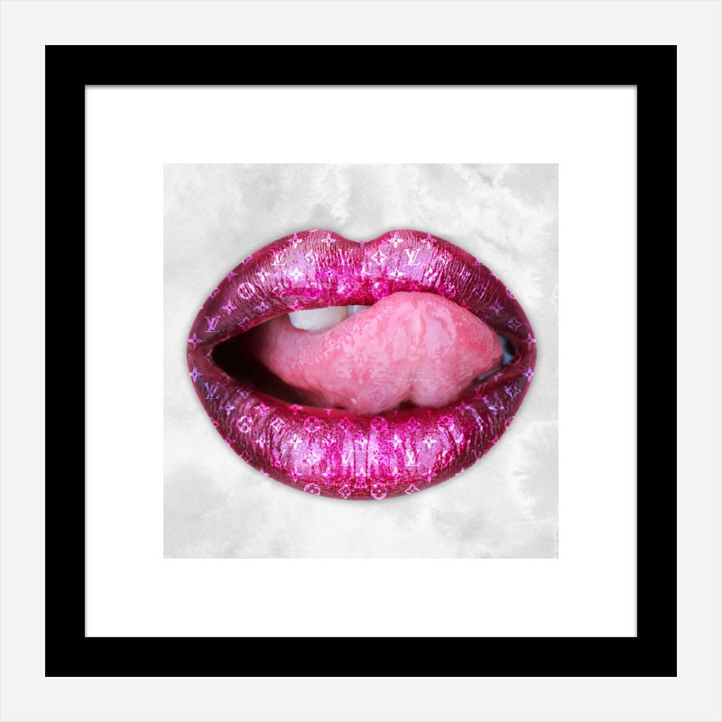 LV Big Tongue Wall Art Print LV Big Tongue Wall Art Print