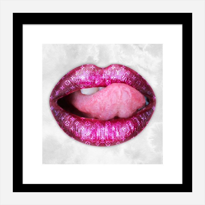 LV Big Tongue Wall Art Print LV Big Tongue Wall Art Print