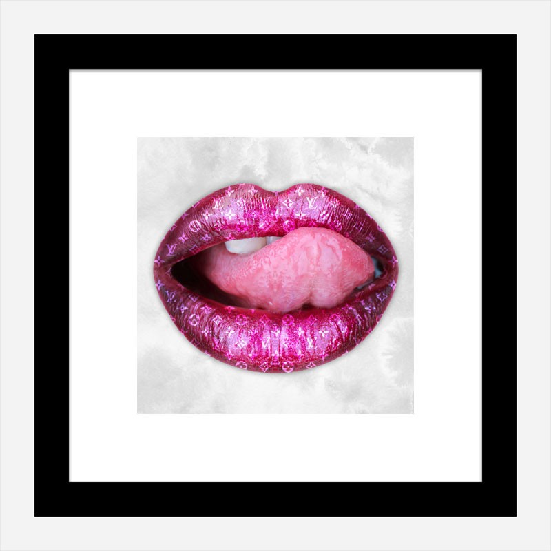 LV Big Tongue Wall Art Print LV Big Tongue Wall Art Print