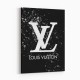 LV on Black & White Bubble Splashes LV on Black & White Bubble Splashes