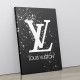 LV on Black & White Bubble Splashes LV on Black & White Bubble Splashes