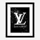 LV on Black & White Bubble Splashes LV on Black & White Bubble Splashes