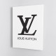 LV Logo Black & White Wall Art LV Logo Black & White Wall Art