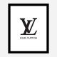 LV Logo Black & White Wall Art LV Logo Black & White Wall Art