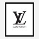 LV Logo Black & White Wall Art LV Logo Black & White Wall Art